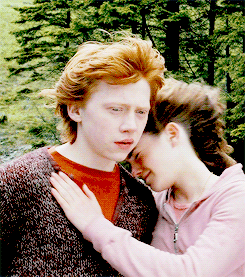 "Ron and Hermione Sad"
