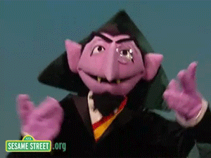 Count Dracula Sesame Street Gif