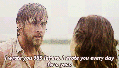 the notebook letters