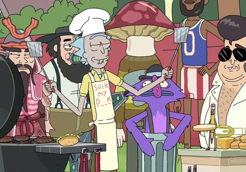 rick and morty totall rickall barbeque